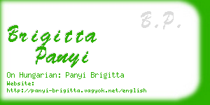 brigitta panyi business card